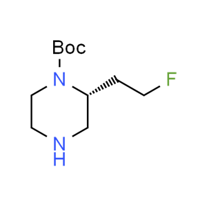 tert-butyl (R)-2-(2-fluoroethyl)piperazine-1-carboxylate