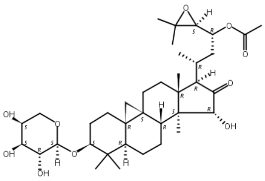 乙酰升麻醇-3-O-α-L-阿拉伯糖苷,Acetylcimigenol-3-O-α-L-arabinopyranside