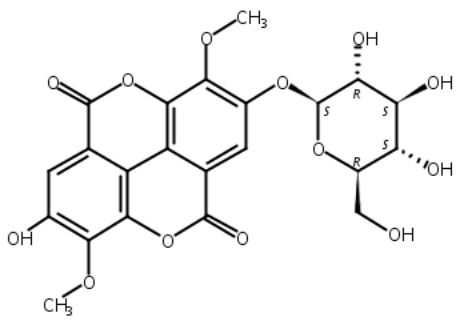 3,3′-二甲基鞣花酸-4′-O-葡萄糖苷,3,3′-Di-O-methylellagic acid 4′-glucoside