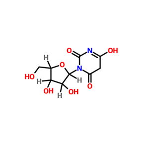 6-氧代-5,6-二氢尿苷,1-[(2R,3R,4S,5R)-3,4-dihydroxy-5-(hydroxymethyl)oxolan-2-yl]-1,3-diazinane-2,4,6-trion