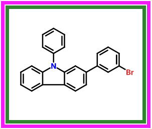 2-(3-溴苯基)-9-苯基咔唑,2-(3-BroMophenyl)-9H-BroMophenylcarbazole