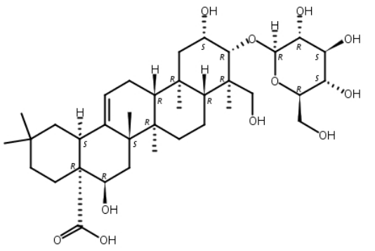 远志酸-3-O-β-D-吡喃葡萄糖苷,Bernardioside A