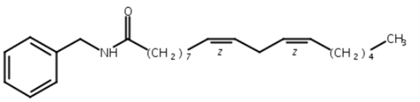 N-苄基-(9Z,12Z)-十八碳二烯酰胺,Linoleamide, N-benzyl-