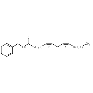 N-苄基-(9Z,12Z)-十八碳二烯酰胺,Linoleamide, N-benzyl-
