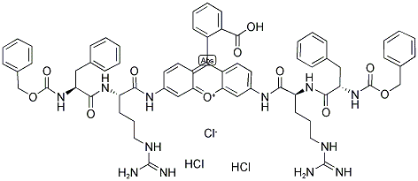 (Z-PHE-ARG)2-R110,Rhodamine 110, bis-(succinoyl-L-alanyl-L-alanyl-L- prolyl-L-phenylalanyl amide)