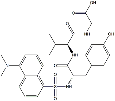 Dansyl-Tyr-Val-Gly-OH