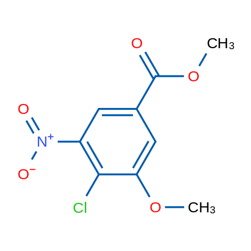 4-氯-3-甲氧基-5-硝基苯羧酸甲酯,Methyl4-chloro-3-methoxy-5-nitrobenzoate