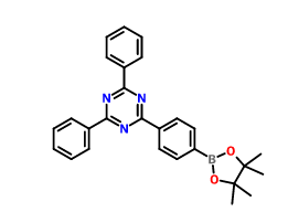 2,4-二苯基-6-[4-(4,4,5,5-四甲基-1,3,2-二氧杂环戊硼烷-2-基)苯基]-1,3,5-三嗪,2,4-Diphenyl-6-[4-(4,4,5,5-tetramethyl-1,3,2-dioxaborolan-2-yl)phenyl]-1,3,5-triazine