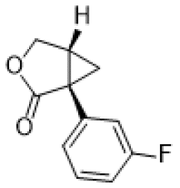 莱博雷生中间体,(1S,5R)-2-oxo-1-(3-fluorophenyl)-3-oxabicyclo[3.1.0]hexane
