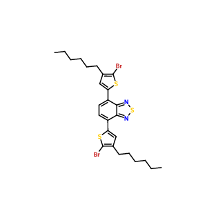 4,7-双(5-溴-4-己基噻吩-2-基)苯并[c][1,2,5]噻二唑