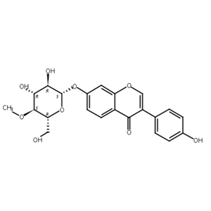 4′′-甲氧基大豆苷,4′′-methyloxy-Daidzin