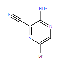 3-氨基-6-溴吡嗪-2-甲腈,3-amino-6-bromopyrazine-2-carbonitrile