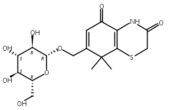 噻嗪二酮苷,Xanthiside