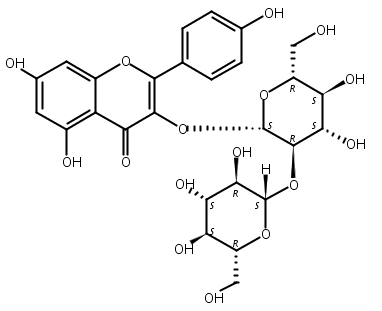 山奈酚-3-O-槐糖苷,Kaempferol-3-O-sophoroside