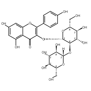 山奈酚-3-O-槐糖苷,Kaempferol-3-O-sophoroside