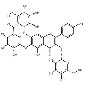 6-羥基山奈酚-3,6,7-三-O-葡萄糖苷