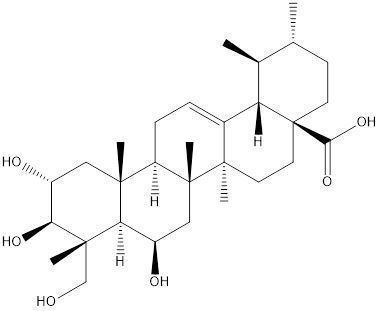 羟基积雪草酸,Madecassic acid