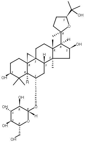 环黄芪醇葡萄糖苷,Cycloastragenol-6-O-β-D-glucoside