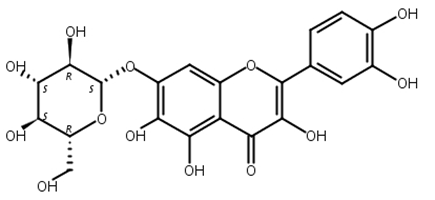 槲皮万寿菊素-7-O-β-吡喃葡萄糖苷,Quercetagetin-7-O-glucopyranoside