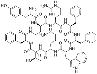 Tyr-(D-Dab4,Arg5,D-Trp8)-cyclo-Somatostatin-14 (4-11),Tyr-(D-Dab4,Arg5,D-Trp8)-cyclo-Somatostatin-14 (4-11)