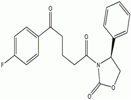 (4S)-3-[5-(4-氟苯基)-1,5-二氧代戊基]-4-苯基-2-惡唑烷酮,(4S)-3-[5-(4-Fluorophenyl)-1,5-dioxopenyl]-4-phenyl-2-oxazolidinone