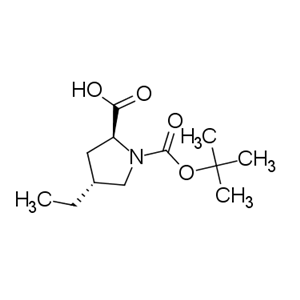 (2S,4R)-4-ethyl-1-[(2-methylpropan-2-yl)oxycarbonyl]pyrrolidine-2-carboxylic acid