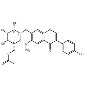 6′′-O-乙酰黄豆黄苷