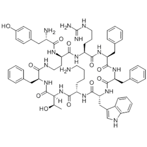 Tyr-(D-Dab4,Arg5,D-Trp8)-cyclo-Somatostatin-14 (4-11),Tyr-(D-Dab4,Arg5,D-Trp8)-cyclo-Somatostatin-14 (4-11)