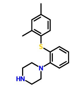 1-[2-(2,4-甲基苯硫基)苯基]哌嗪,Vortioxetine