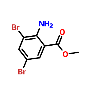 2-氨基-3,5-二溴苯甲酸甲酯,Methyl 2-amino-3,5-dibromobenzoate