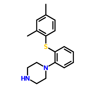 1-[2-(2,4-甲基苯硫基)苯基]哌嗪