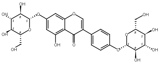 染料木素-7,4'-二-O-β-D-葡萄糖苷,Genistein 7,4'-di-O-β-D-glucopyranoside