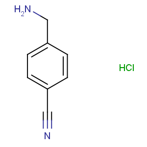 对氰基苄胺盐酸盐,4-(Aminomethyl)benzonitrile hydrochloride