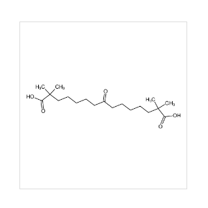 2,2,14,14-Tetramethyl-8-oxo-pentadecanedioic acid