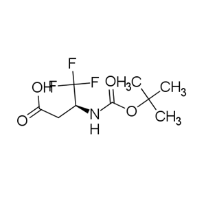 (3S)-4,4,4-trifluoro-3-[(2-methylpropan-2-yl)oxycarbonylamino]butanoic acid