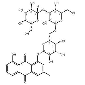 大黄酚-1-O-β-三葡萄糖苷