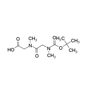 2-[methyl-[2-[methyl-[(2-methylpropan-2-yl)oxycarbonyl]amino]acetyl]amino]acetic acid