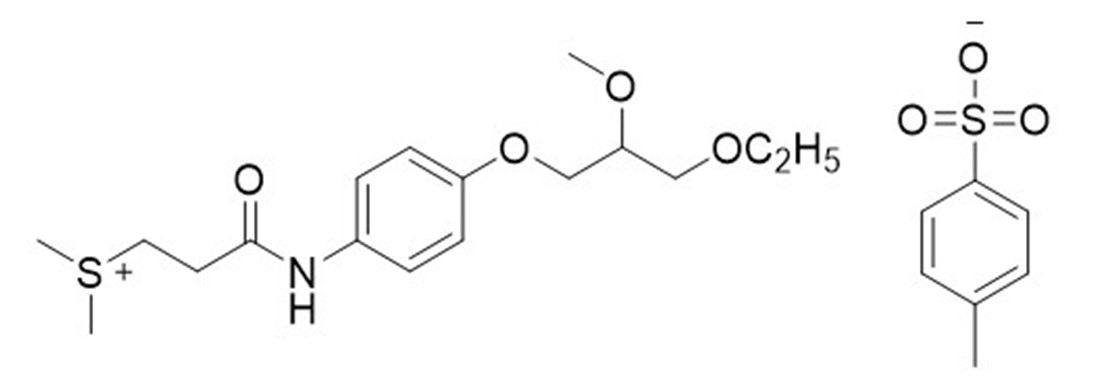 (3-((4-(3-乙氧基-2-甲氧基丙氧基)苯基)氨基)-3-丙氧基)二甲锍对甲苯磺酸盐,Suplatast Tosilate