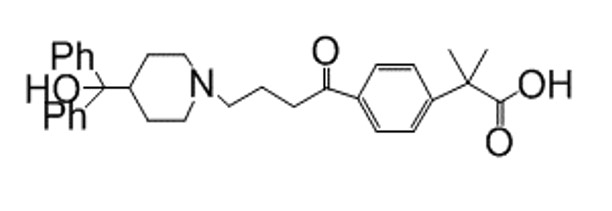2-[4-[4-[4-(羟基二苯甲基)-1-哌啶基]-1-氧代丁基]苯基]-2,2-二甲基乙酸,Fexofenadine