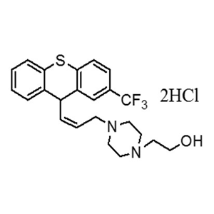 2-（4-（2-三氟甲基-9氢）噻吨-9-烯丙基）哌嗪-乙醇,Flupentixo