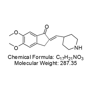 5,6-二甲氧基-2-(4-哌啶基)亚甲基-1-茚酮,Donepezil