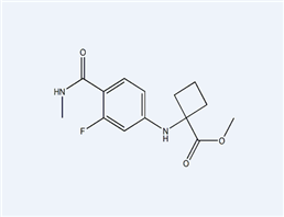 1-((3-氟-4-(甲基氨基甲酰基)苯基)氨基)环丁烷羧酸甲酯