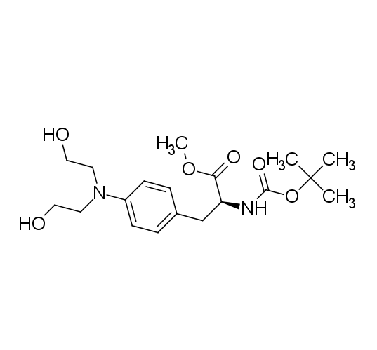 N-Boc-4-[bis(2-hydroxyethyl)amino]-L-phenylalanine Methyl Ester