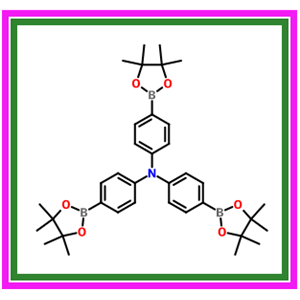 三(4-硼酸频呢醇酯苯基)胺,4-(Tetramethyl-1,3,2-dioxaborolan-2-yl)-N,N-bis-[4-(tetramethyl-1,3,2-dioxaborolan-2-yl)phenyl