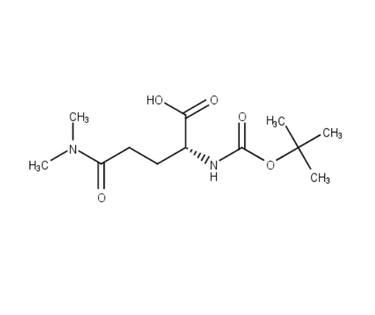 (2R)-5-(dimethylamino)-2-[(2-methylpropan-2-yl)oxycarbonylamino]-5-oxopentanoic acid?