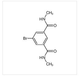 5-bromo-N1,N3-dimethylbenzene-1,3-dicarboxamide,5-bromo-N1,N3-dimethylbenzene-1,3-dicarboxamide