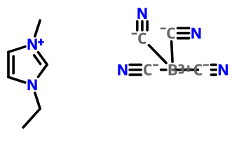 1-乙基-3-甲基咪唑四氰基硼酸盐,H-Imidazolium, 1-ethyl-3-methyl-, tetrakis(cyano-kC)borate(1-)