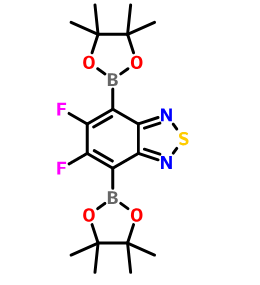 4,7-二硼酸频哪醇酯-5,6-二氟-2,1,3-苯并噻二唑,4,7-Bis(4,4,5,5-tetramethyl-1,3,2-dioxaborolan-2-yl)-5,6-difluoro-2,1,3-benzothiadiazole