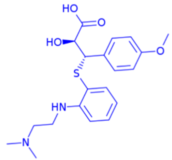 地尔硫卓杂质,(2S,3S)-2-hydroxy-3-(4-methoxyphenyl)-3-[2-(β-N,N-dimethylaminoethylamino)phenylthio]propionic acid