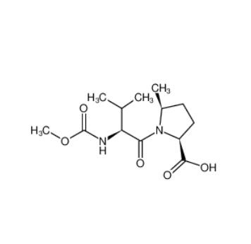 (5S)-N-(甲氧羰基)-L-缬氨酰-5-甲基-L-脯氨酸,(5S)-N-(Methoxycarbonyl)-L-valyl-5-methyl-L-proline